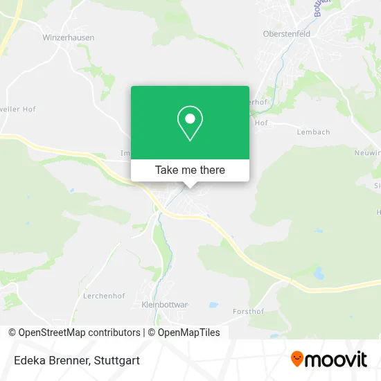 Edeka Brenner map