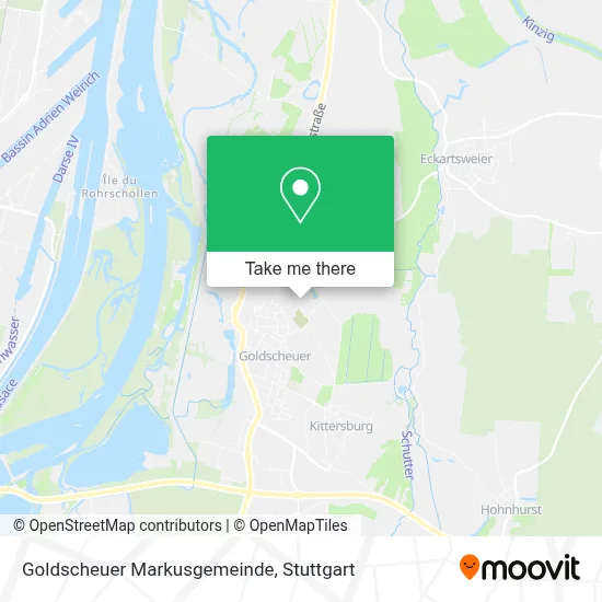 Goldscheuer Markusgemeinde map