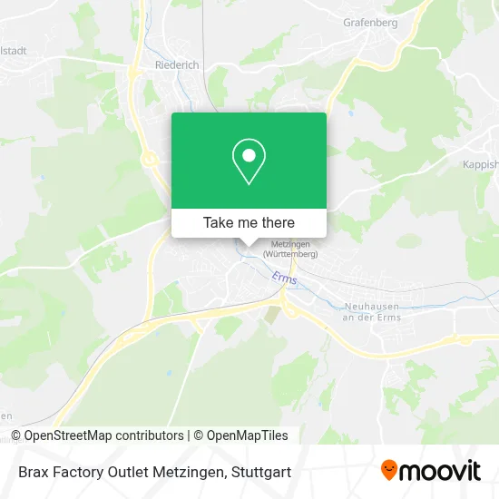 Brax Factory Outlet Metzingen map