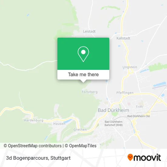 3d Bogenparcours map
