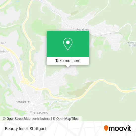 Beauty Insel map
