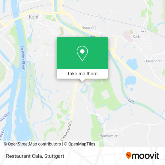 Restaurant Cala map