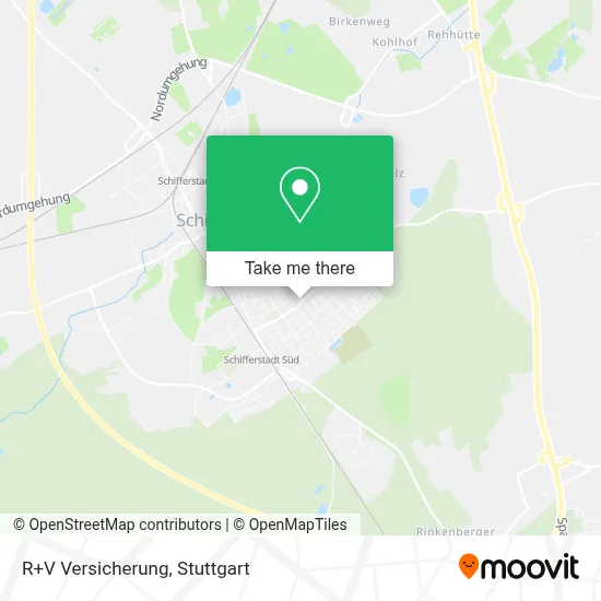 R+V Versicherung map
