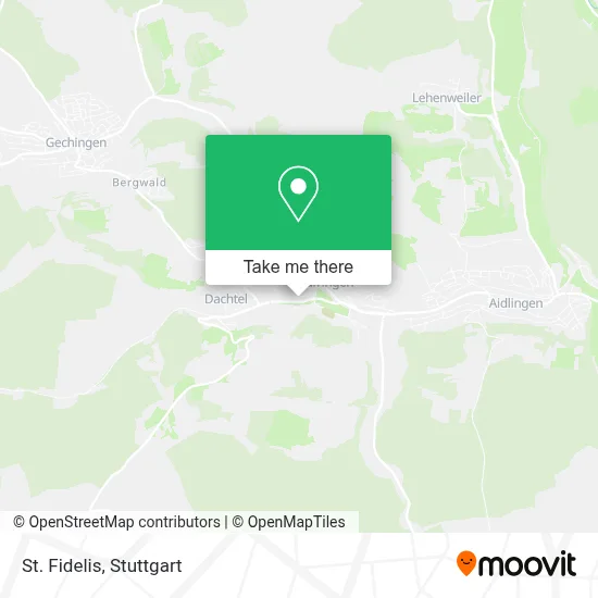 St. Fidelis map