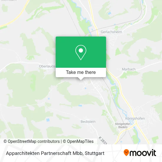 Apparchitekten Partnerschaft Mbb map