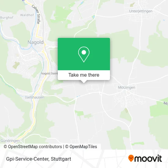 Gpi-Service-Center map