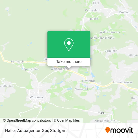 Haller Autoagentur Gbr map