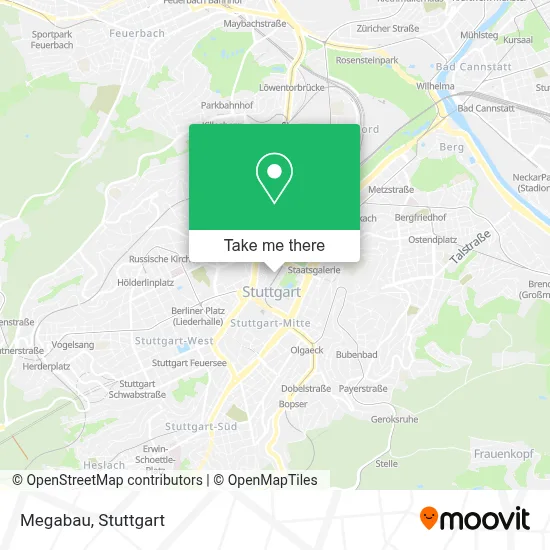 Megabau map