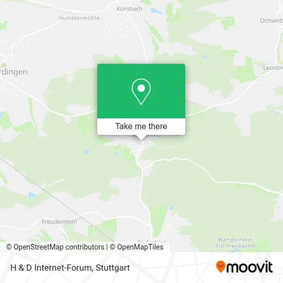 H & D Internet-Forum map