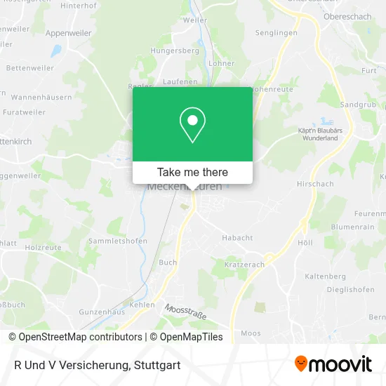 R Und V Versicherung map