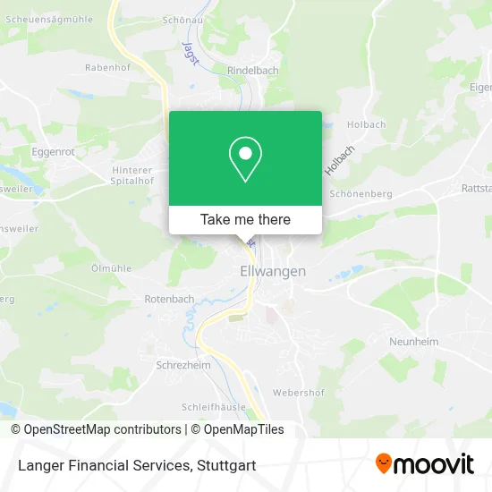Langer Financial Services map