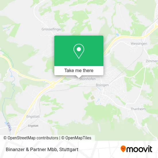 Binanzer & Partner Mbb map