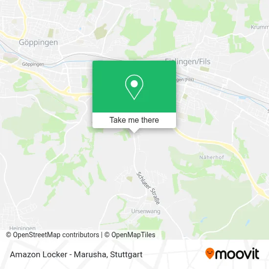 Amazon Locker - Marusha map