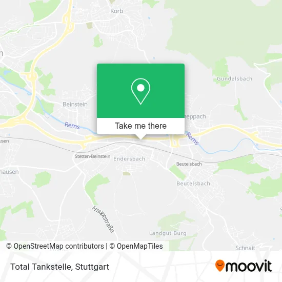 Total Tankstelle map