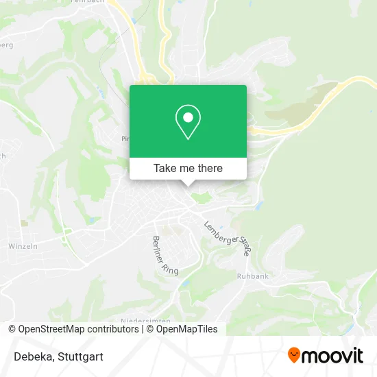 Debeka map