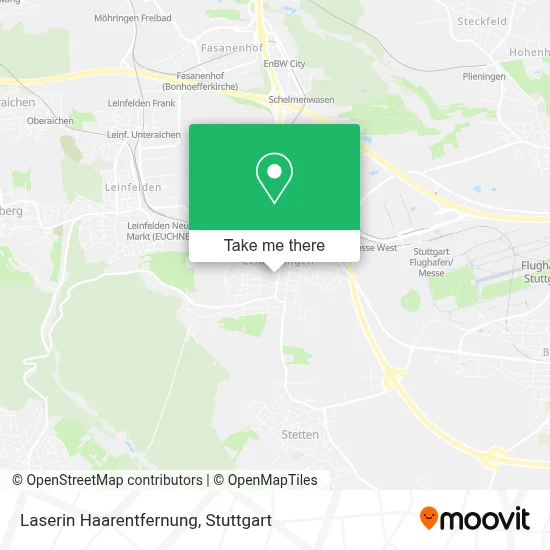 Laserin Haarentfernung map