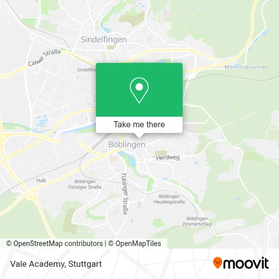 Vale Academy map