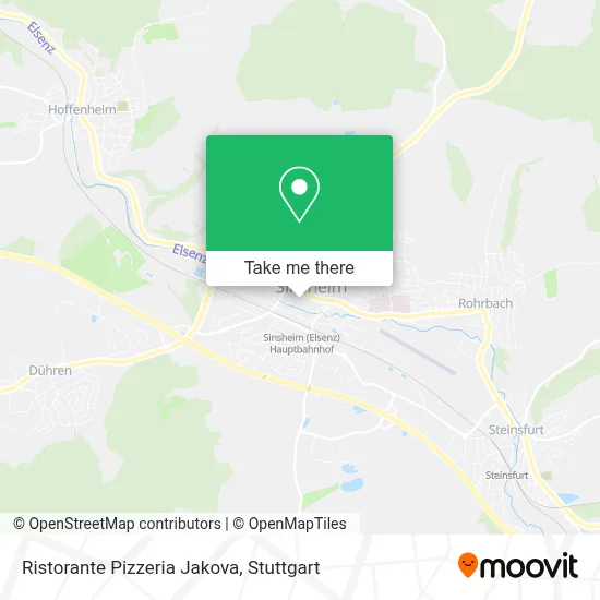 Ristorante Pizzeria Jakova map