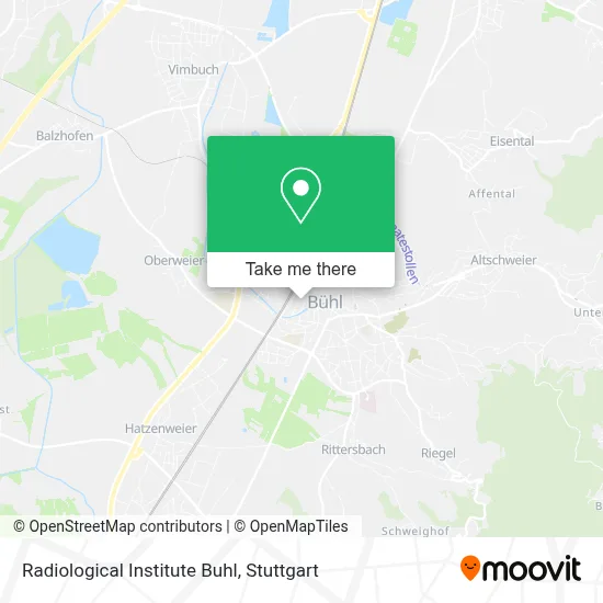 Radiological Institute Buhl map