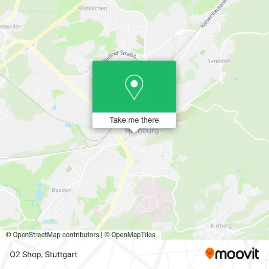 O2 Shop map