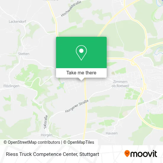 Riess Truck Competence Center map