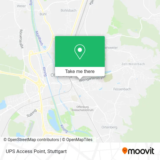 Ups Access Point map