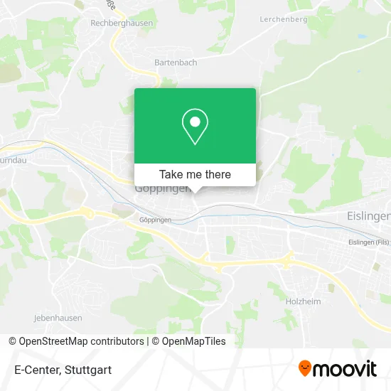 E-Center map
