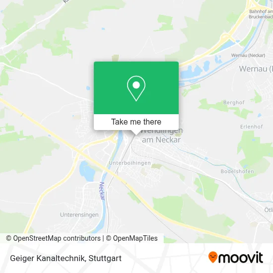 Geiger Kanaltechnik map