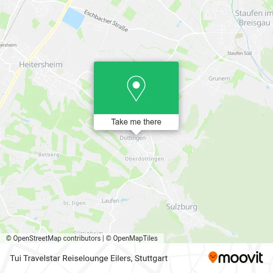 Tui Travelstar Reiselounge Eilers map