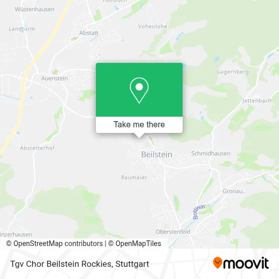 Tgv Chor Beilstein Rockies map