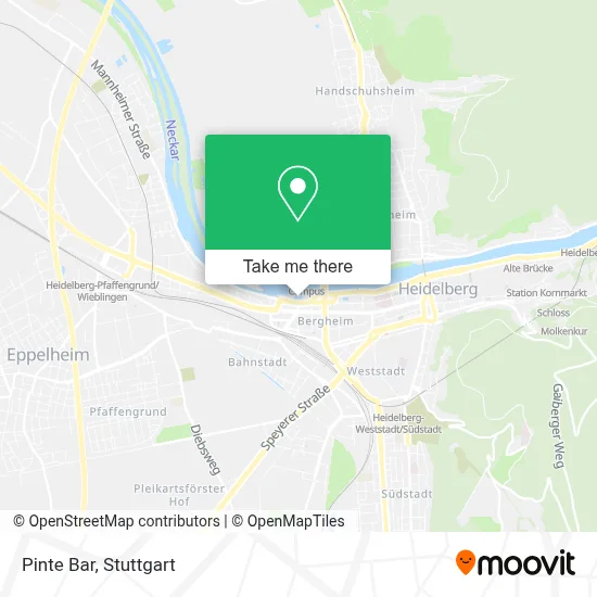 Pinte Bar map