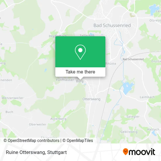 Ruine Otterswang map