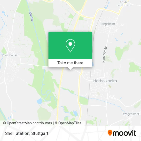 Shell Station map