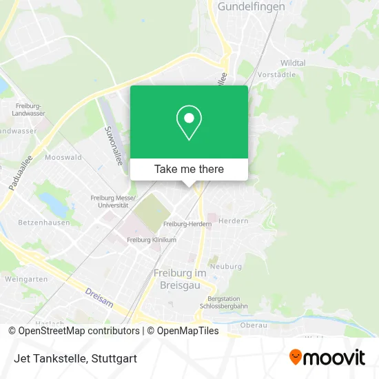 Jet Tankstelle map