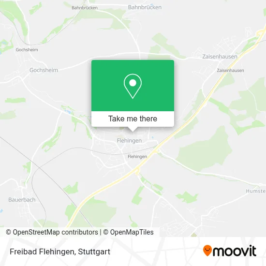 Freibad Flehingen map
