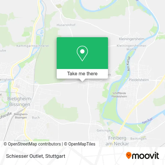 Schiesser Outlet map