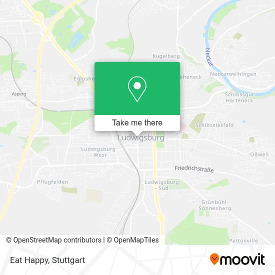 Eat Happy map