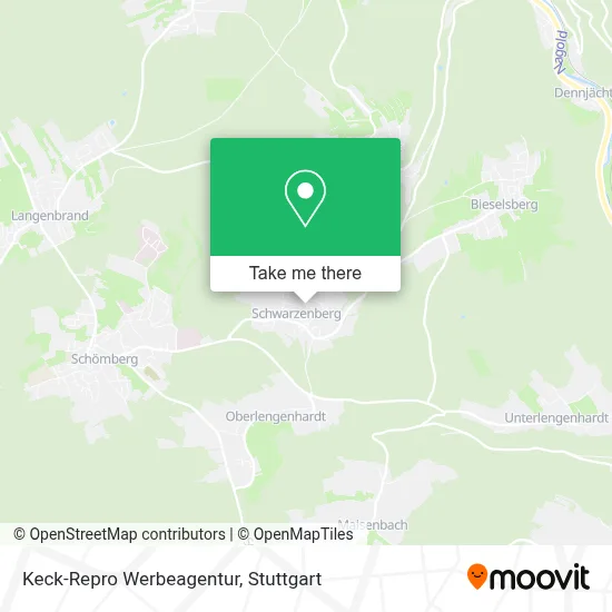 Keck-Repro Werbeagentur map