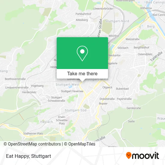 Eat Happy map