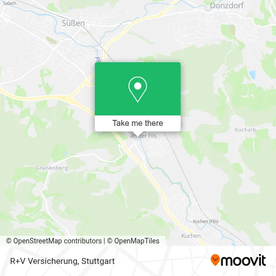 R+V Versicherung map