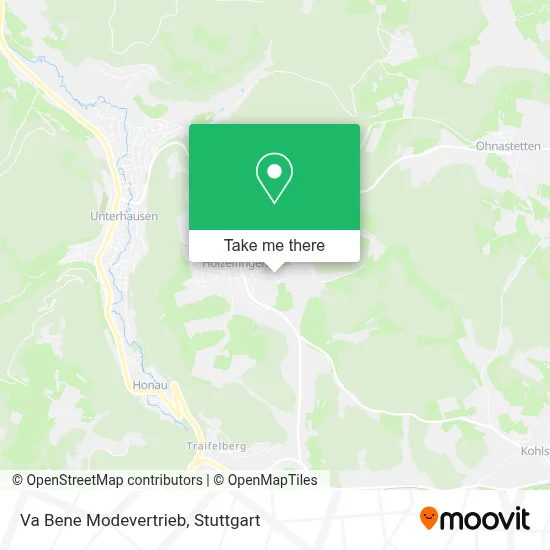 Va Bene Modevertrieb map