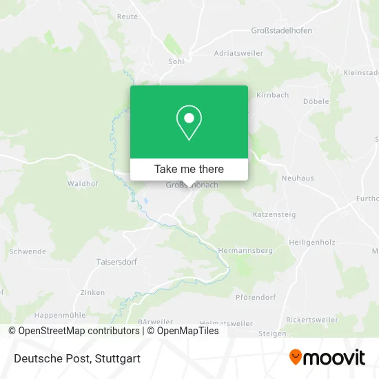 Deutsche Post map