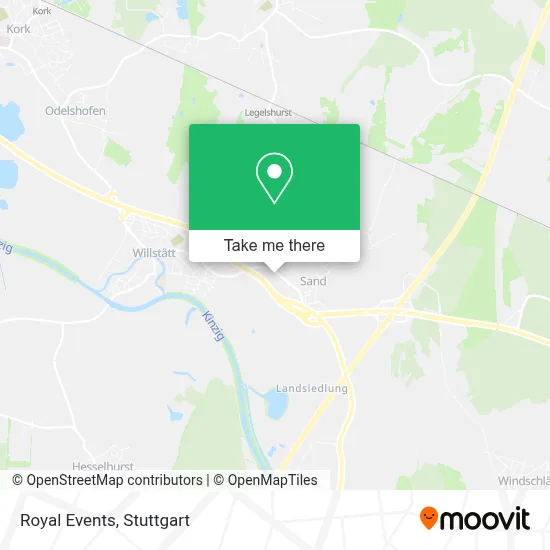 Royal Events map