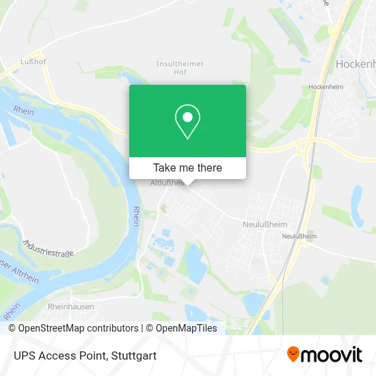 Ups Access Point map
