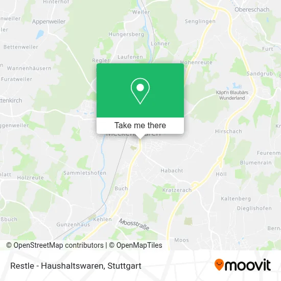 Restle - Haushaltswaren map