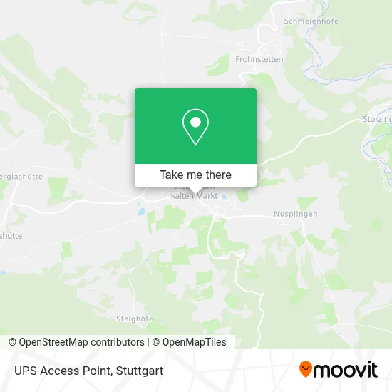 Ups Access Point map