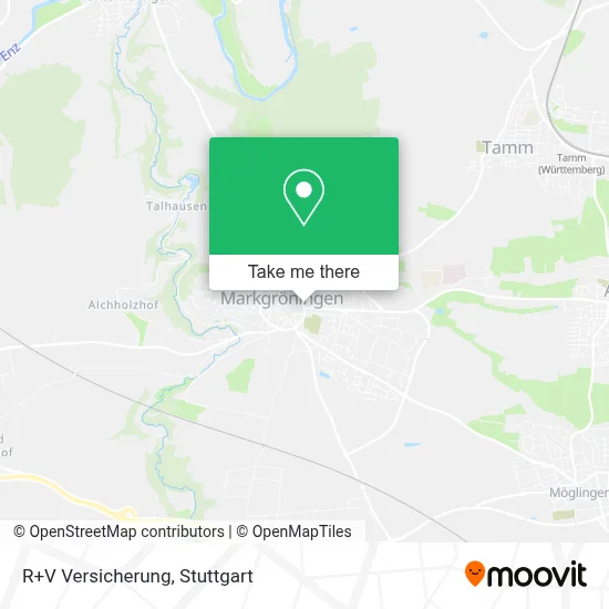 R+V Versicherung map