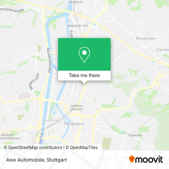 Asw Automobile map