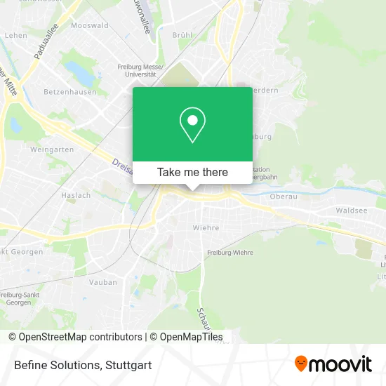Befine Solutions map