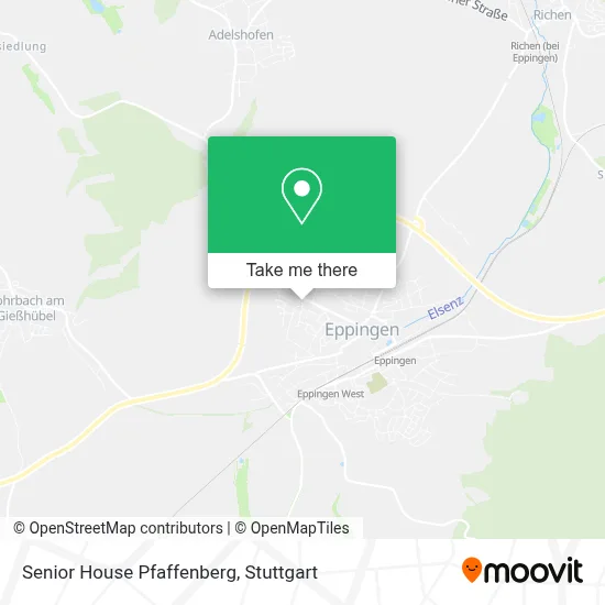 Senior House Pfaffenberg map